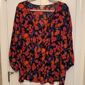 Flowy floral top XL